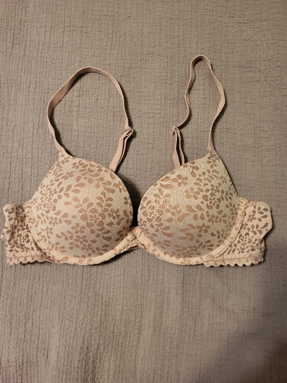 Adore Me Beige push-up Bra. 34B